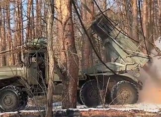 Российская армия готовит артиллерию для ударов по Славянску