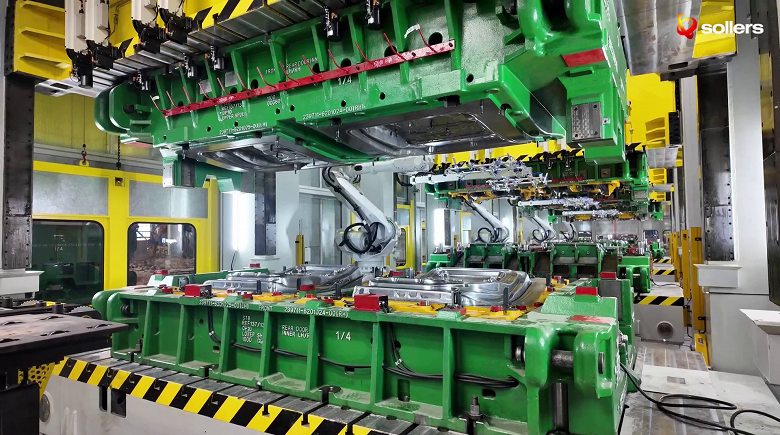УАЗ показал передовую прессовую линию — на ней будут выпускать новейший рамный внедорожник Sollers, а в перспективе — и «Патриот»