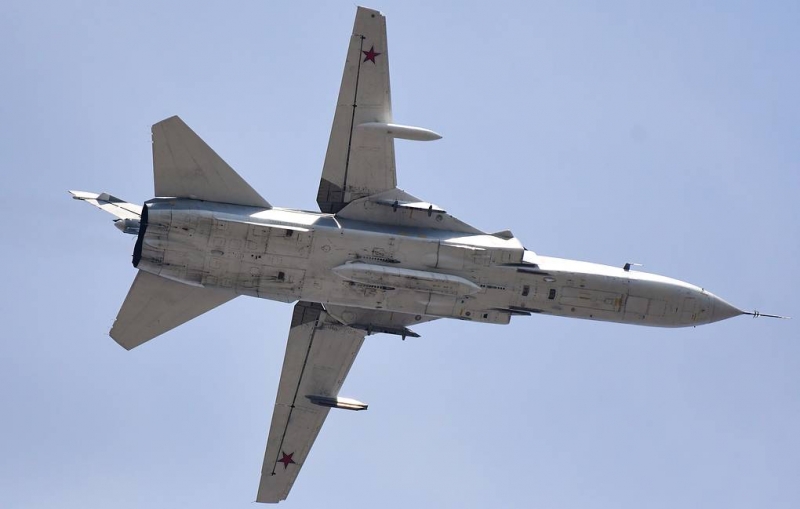 Британские ВВС подняли в воздух истребители навстречу российскому бомбардировщику Су-24

