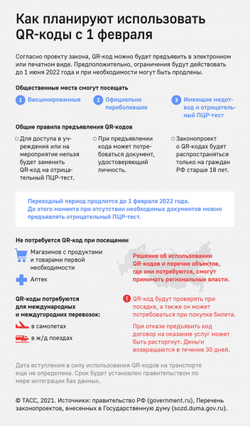 Мишустин обещал продумать идею QR-кодов для переболевших ковидом в легкой форме

