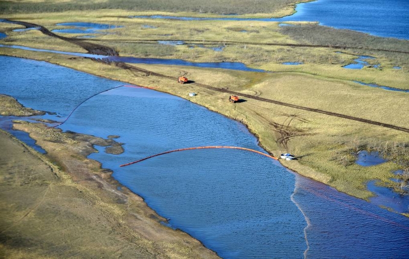 Разлив дизтоплива в Норильске локализован