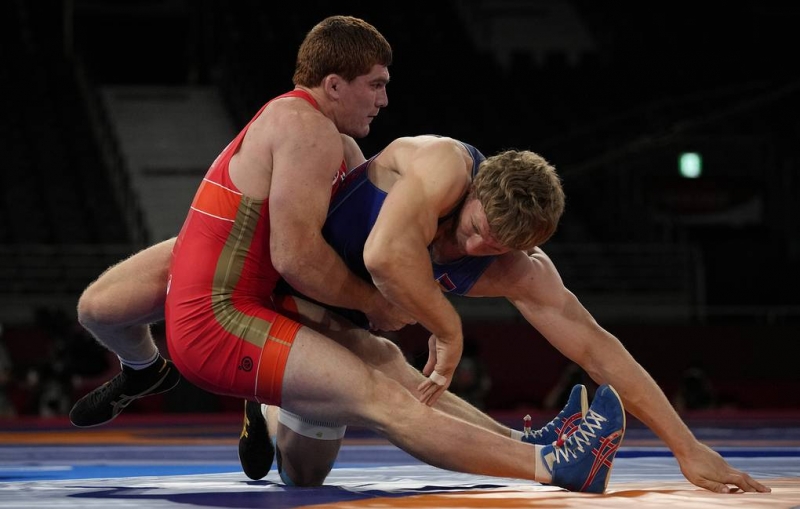Российский борец греко-римского стиля Евлоев завоевал золото Олимпиады в весе до 97 кг
