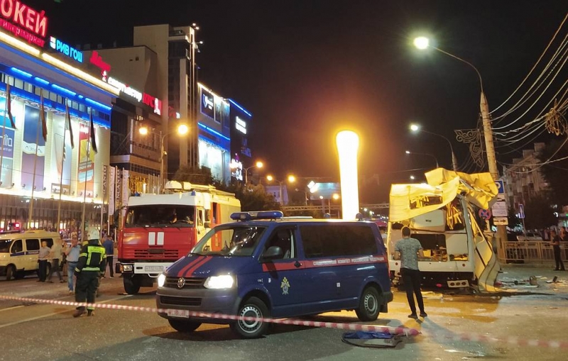 Техническая версия рассматривается как основная для взрыва автобуса в Воронеже